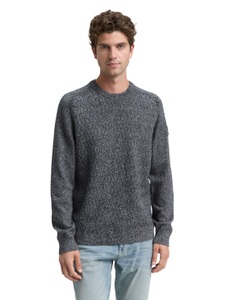 TOM TAILOR Strickpullover, mit Logo Stickerei am Arm