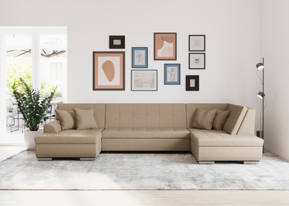 DOMO collection Wohnlandschaft »Treviso«, wahlweise mit Bettfunktion