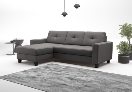PLACES OF STYLE Ecksofa »Varese« wahlweise mit Bettfunktion und Bettkasten