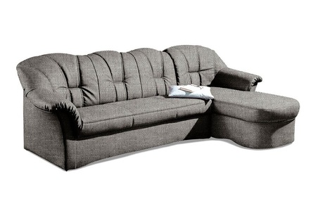 DOMO collection, DOMO collection Ecksofa, DOMO collection Ecksofa Papenburg L-Form, in grosser Farbvielfalt, wahlweise mit Bettfunktion