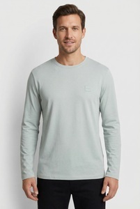 Boss Orange, BOSS ORANGE Langarmshirt "Tacks" mit Markenlogo auf der Brust