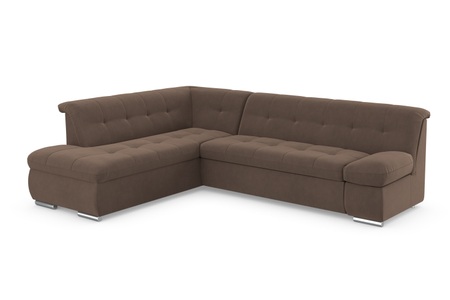DOMO collection, DOMO collection Ecksofa »Mona«, wahlweise mit Bett- und Armlehnfunktion, DOMO collection Ecksofa »Mona L-Form bequem und komfortabel, Breite 271cm, L-Form« wahlweise mit Bett- und Armlehnfunktion