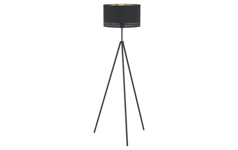 Eglo, Eglo - Stehlampe Esteperra - Schwarz, Eglo Stehlampe Esteperra