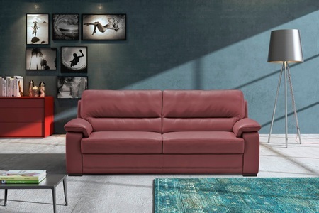 Egoitaliano, Egoitaliano 2,5-Sitzer »Doris«, Egoitaliano 2,5-Sitzer »Doris, modernes Designersofa, Ledersofa mit erstklassiger Sitzqualität« edle Detailverarbeitung, perfekte Polsterung, aus hochwertigem Leder