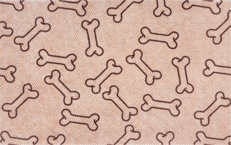 Hanse Home, Hanse Home - Hundedecke Bones - 50 x 80 cm - Beige, HANSE Home Fussmatte »Bones, Türmatte«, rechteckig, 4 mm Höhe, Schmutzfangmatte