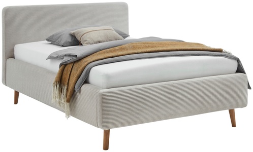 Novel - Bett MATTIS_8096 - beige - Textil - 140x200