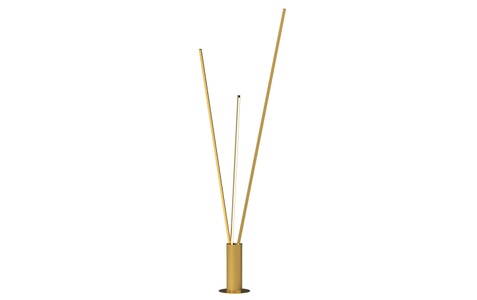 Molto Luce, Molto Luce Stehlampe »Molto Luce TREP«, Extra-Warmweiss, Trepole LED-Stehleuchte gold