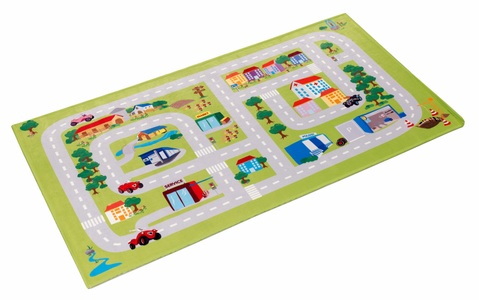 BOBBY CAR, Kinderteppich, »Bobby Car 105«, Bobby Car, rechteckig, Höhe 6 mm, gedruckt, 