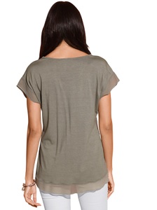 CREATION L, Creation L Shirt im Material-Mix, 