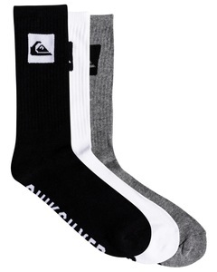 QUIKSILVER, Quiksilver Funktionssocken »3 Crew Pack«, Quiksilver Funktionssocken »3 Crew Pack«
