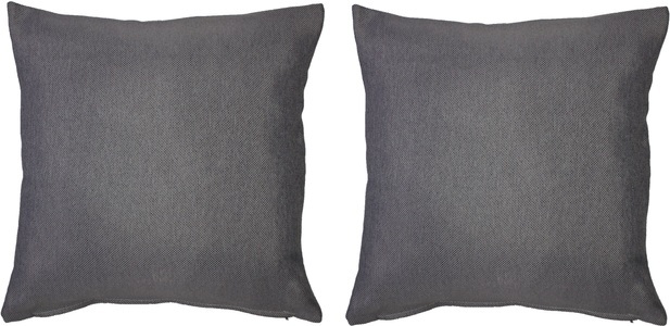 Home Basics, Home Basics Dekokissen »BIG JOHN«, (2 St.), mit Füllung und Reissverschluss, Home Basics Dekokissen »BIG JOHN«, Kissenhüllen mit Füllung und Reissverschluss