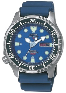 Citizen, Citizen Taucheruhr »NY0040-17LE«, Citizen Automatikuhr »NY0040-17LE«, Armbanduhr, Herrenuhr, Damenuhr, Taucheruhr, bis 20 bar wasserdicht