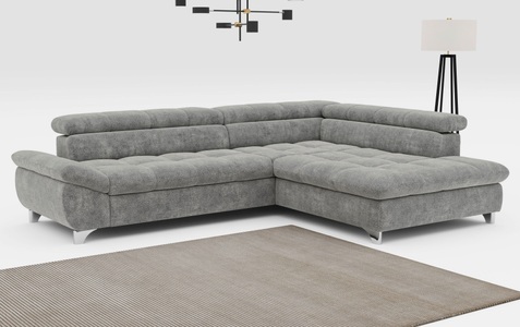 COTTA Ecksofa »Gemini L-Form«, mit Kopfteilverstellung, wahlweise mit Bettfunktion