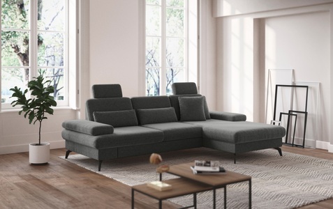 sit&more Ecksofa »Morris L-Form inkl. Sitztiefenverstellung«, wahlweise mit Bettfunktion, Bettkasten und Armteilverstellung
