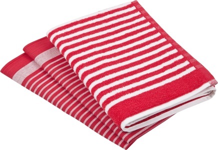 Ross, ROSS Geschirrtuch »Exclusiv«, (Set, 3 tlg.), 1x Küchen-Frottiertuch 50x50 cm Streifen und 2x Geschirrtücher 50x70 cm, ROSS Geschirrtuch »Exclusiv«, (Set, 3 tlg.), 1x Küchen-Frottiertuch 50x50 cm Streifen u. 2x Geschirrtücher 50x70 cm