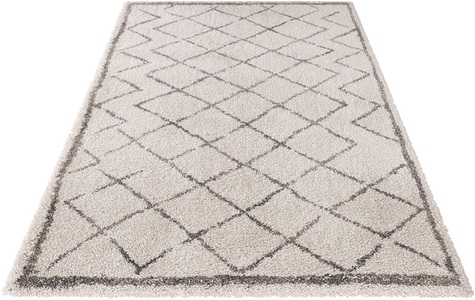 MINT RUGS, Hochflor-Teppich, »Loft«, MINT RUGS, rechteckig, Höhe 35 mm, HANSE Home Hochflor-Teppich »Loft«, rechteckig, 35 mm Höhe, Grafisches Design, weicher, dichter Flor, Robust, Pflegeleicht