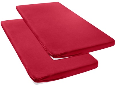 MY HOME, Spannbettlaken »Jersey«, my home, my home Spannbettlaken »Litschi«, (2 St.), für Topper auf Boxspringbetten geeignet, 100% Baumwolle, Topper Spannbettlaken aus Jersey mit Gummizug, Made in Green zertifiziert