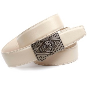 ANTHONI CROWN, Anthoni Crown 3, 4 cm Automatik Damengürtel in Beige, 