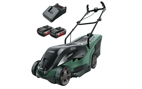 Bosch, Akku-Rasenmäher UniversalRotak 36-560, 36Volt, Bosch Universal Rotak 36-560 Rasenmäher (2x2,0Ah)