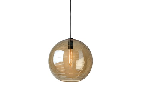 Sompex, Hängeleuchte Lantaren, Glas amber, SOMPEX Pendelleuchte »Lantaren 1x E2«, Leuchtmittel E27 Leuchtmittel wechselbar