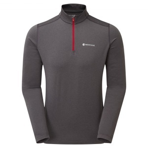 Montane, Montane Dart Thermo Zip Neck, Herren, grau