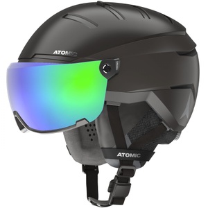 Atomic, Atomic Savor GT Amid Visor HD, Skihelm mit Visier, schwarz
