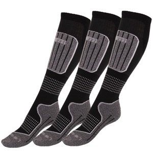 Accezzi, Accezzi Merino 20 Skisocken, 3 paar, schwarz
