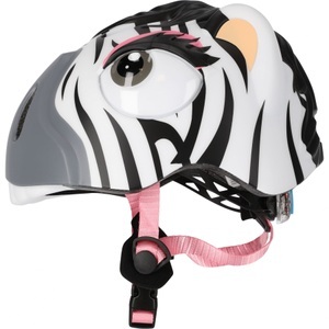 Crazy Safety, Crazy Safety Zebra, Fahrradhelm, Junior, schwarz/weiß