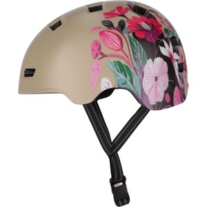 Crazy Safety, Crazy Safety Rampage Flower, Fahrradhelm, sand