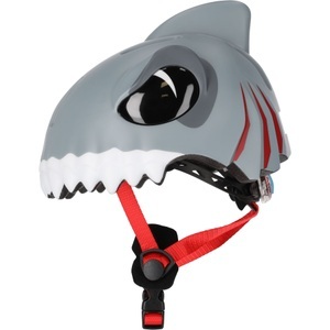 Crazy Safety, Crazy Safety Shark, Fahrradhelm, Junior, grau