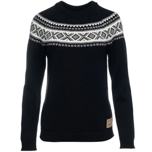 Dale of Norway, Dale of Norway Vågsøy Sweater - Merinopullover - Damen Black / Off White S