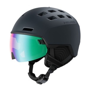 Head, Head Radar Photo, Skihelm mit Visier, anthrazit