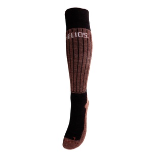 Helios Merino One 60, Skisocken, braun