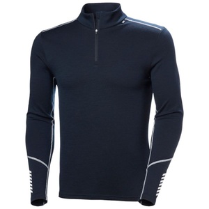 Helly Hansen, Helly Hansen Lifa Merino Midweight 1/2 Zip, Herren, navy