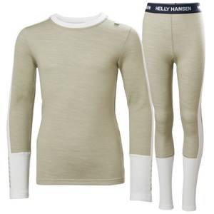 Helly Hansen, Helly Hansen Lifa Merino Midweight, Set, Junior, beige