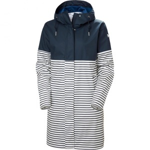 Helly Hansen, Helly Hansen Moss Block PU, Regenmantel, Damen, navy/weiß