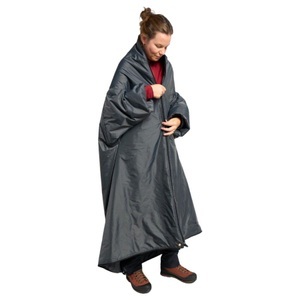 Helsport, Helsport Blizzard Fjellduk Insulated, Dark Shadow / Ruby Red, OS, Regenhülle, grau