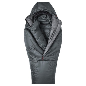 Helsport, Helsport Pro Storen Fiber -5 195cm, Dark Shadow / Ruby Red, OS, Schlafsack, grau