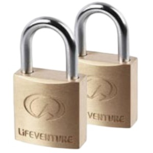 Lifeventure, Lifeventure Mini Vorhängeschloss, 2 Stück.