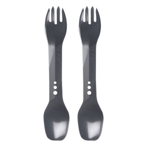 Lifeventure, Lifeventure Ellipse Spork 2-Pack, Besteck, grau