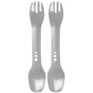 Lifeventure, Lifeventure Ellipse Spork, 2 Stück, hellgrau