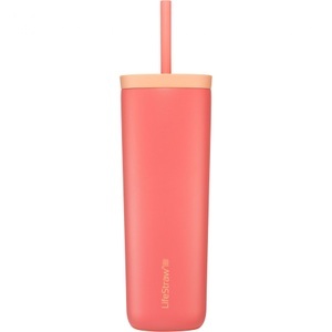 LifeStraw, LifeStraw Go Series Tumbler, 500ml, Thermobecher, pink/orange