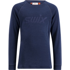 swix, Swix RaceX Merino Long Sleeve, Junior, navy