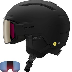 Salomon, Salomon Driver Prime Sigma Plus MIPS, Skihelm mit Visier, schwarz