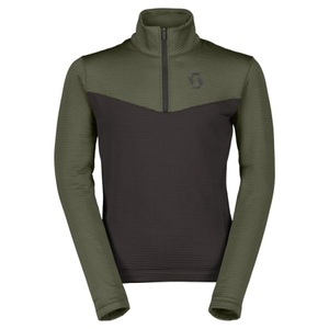 Scott, Scott Defined Light, Fleecepullover, Junior, dunkelgrün/schwarz