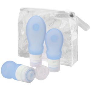 Travel Safe, TravelSafe Quetschflasche, 3 Stk, blau