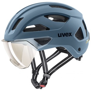 Uvex, Uvex Stride Visor, Fahrradhelm, blau