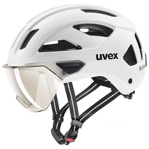 Uvex, Uvex Stride Visor, Fahrradhelm, weiß