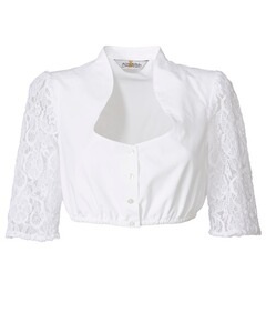 Almsach, Dirndlbluse mit Spitze, 