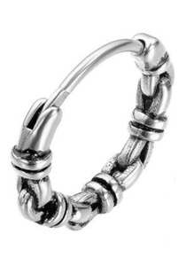 FIRETTI, Firetti Single-Creole »Bali Style«, Firetti Single-Creole »Schmuck Geschenk Ohrschmuck einzeln Bali Style«